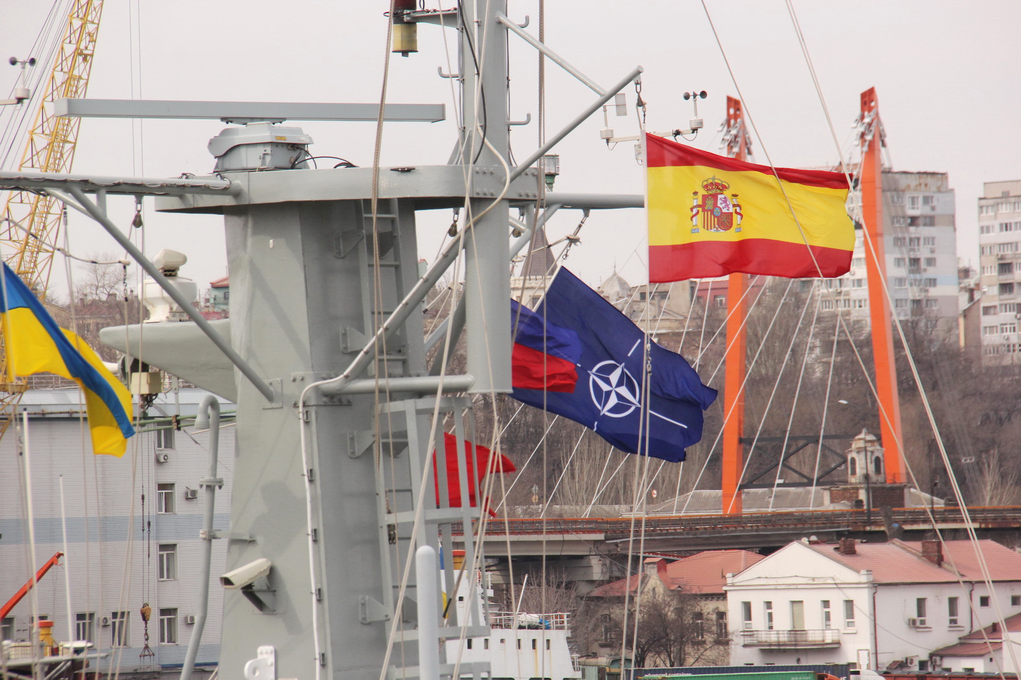 Корабль НАТО в Одессе
